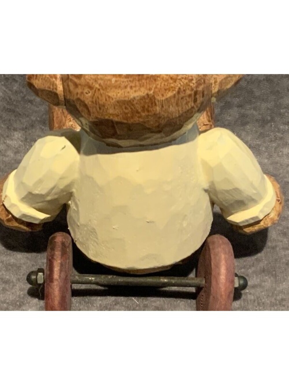 Vintage 1999 Ganz Cottage Collectable Toy Carved Wooden Bear ‘Edward’ Pull Toy